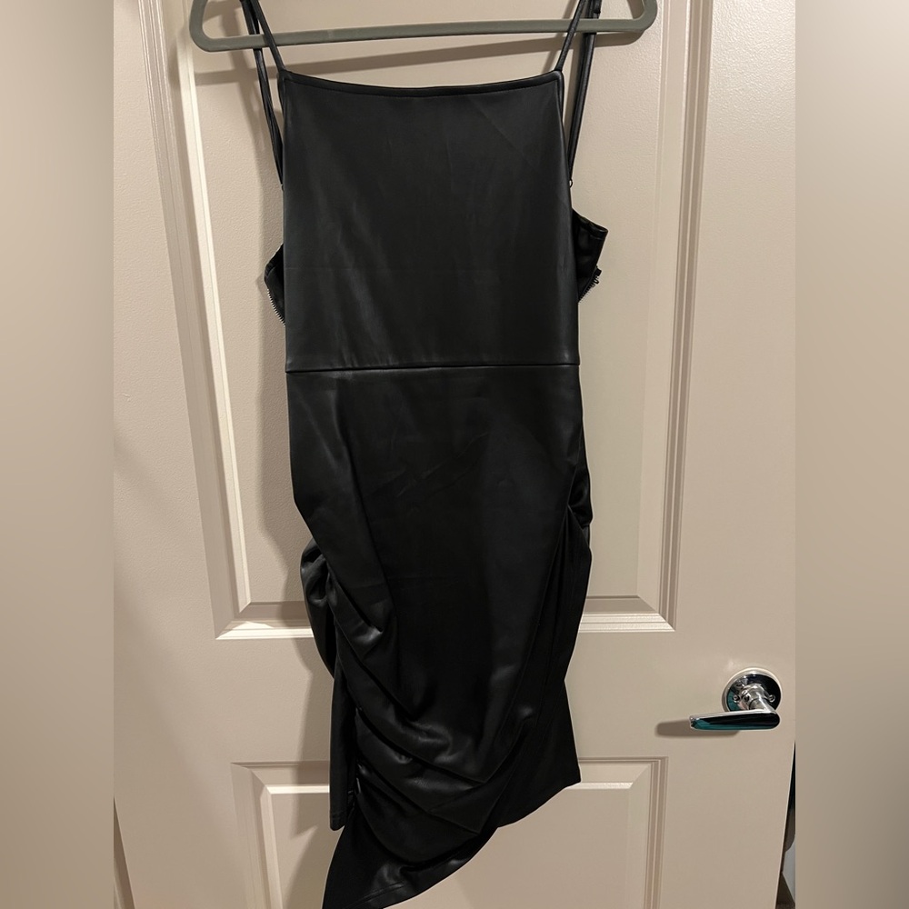 AKIRA Asymmetrical Black Dress